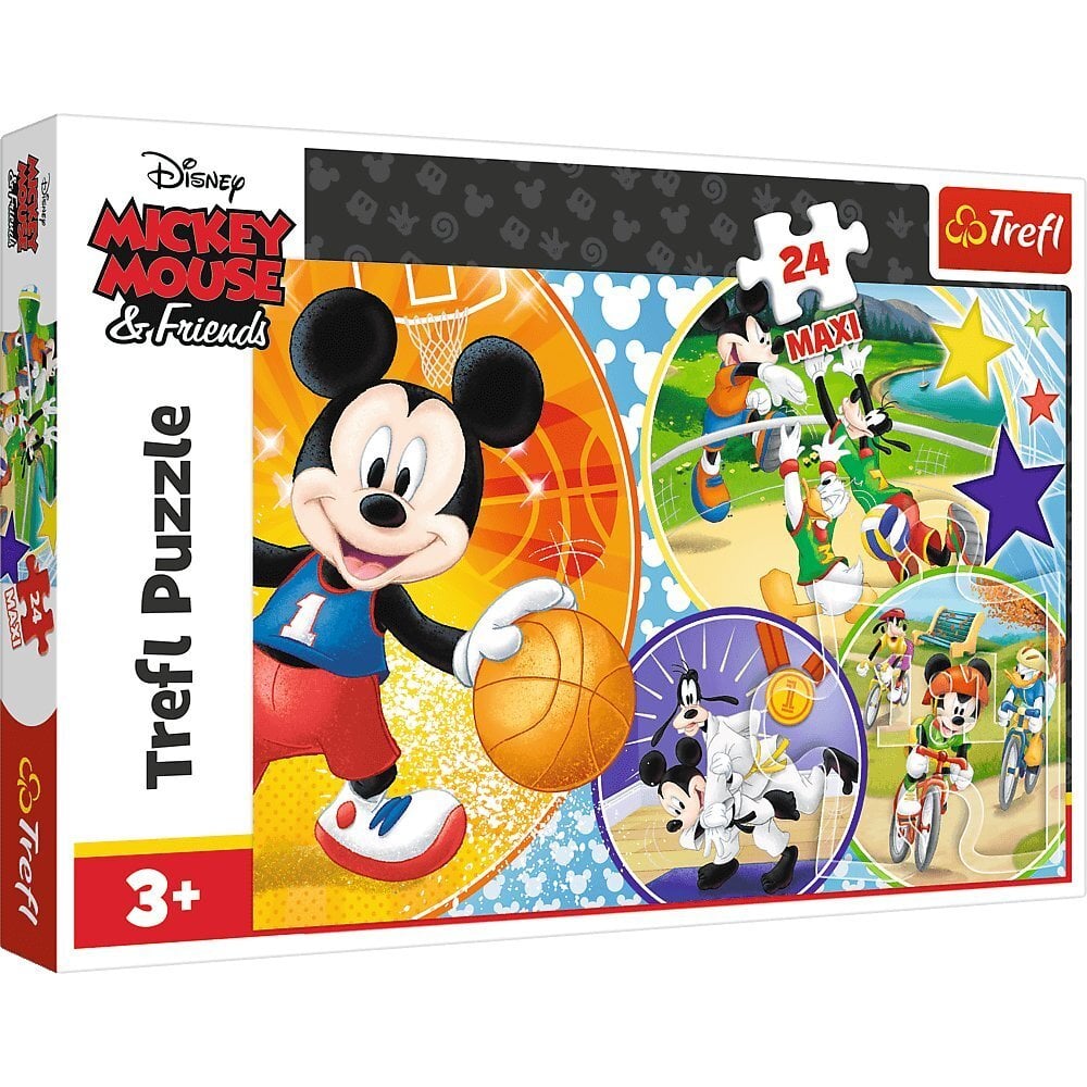 Puzle Trefl Maxi Pelēns Mikijs (Minnie Mouse), 24 d. cena un informācija | Puzles, 3D puzles | 220.lv