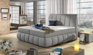 Кровать Vincenzo, 140х200 см, светло-серая цена и информация | Кровати | 220.lv