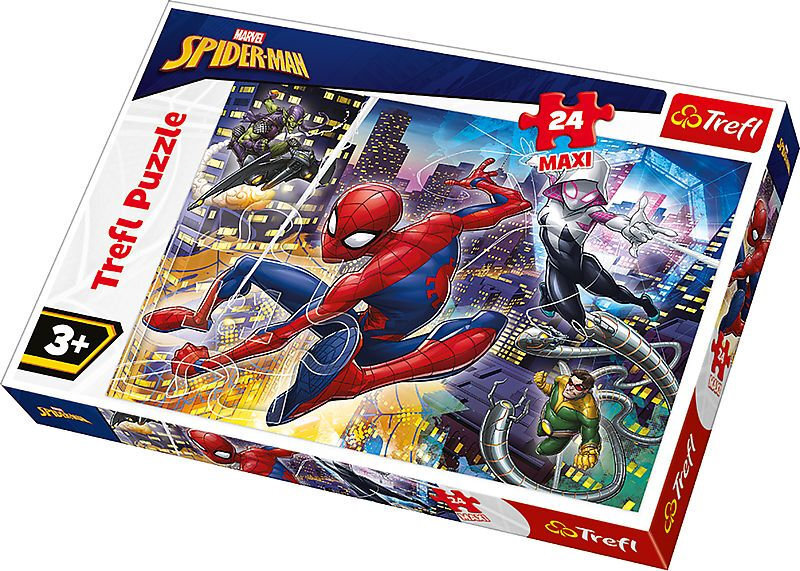 Puzle Trefl Maxi Zirnekļcilvēks (Spiderman), 24 d. cena un informācija | Puzles, 3D puzles | 220.lv