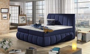 Кровать Vincenzo, 140х200 см, темно-синяя цена и информация | Кровати | 220.lv