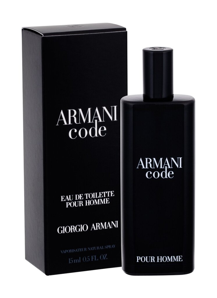 Tualetes ūdens Giorgio Armani Code EDT vīriešiem 15 ml цена и информация | Vīriešu smaržas | 220.lv