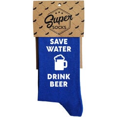 Носки «Save water - drink beer» цена и информация | Оригинальные носки | 220.lv