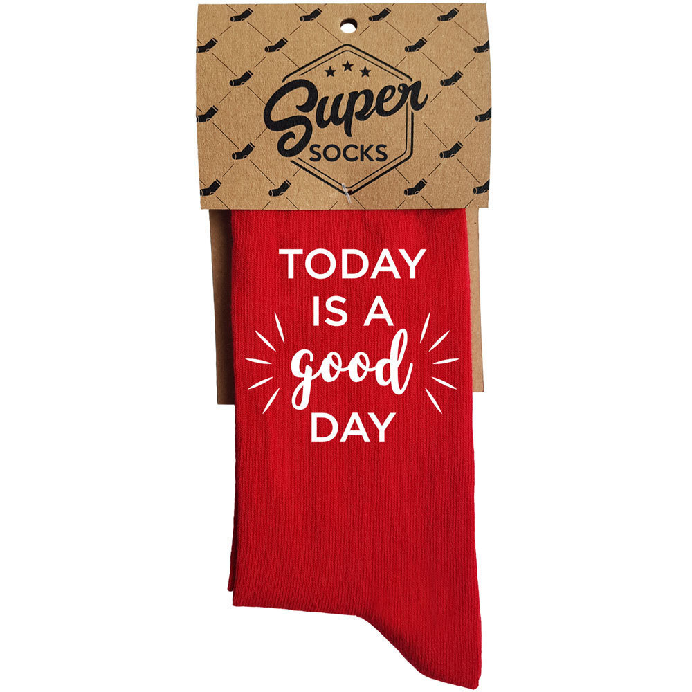 Zeķes "Today is a good day" cena un informācija | Oriģinālas zeķes | 220.lv