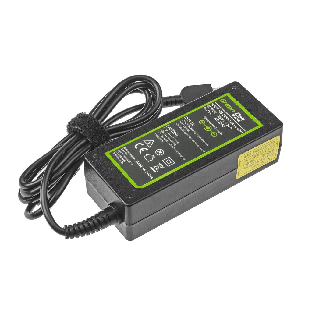 Green Cell PRO 20V 3.25A 65W do Lenovo B50 G50 G50-30 G50-45 G50-70 G50-80 G500 G500s G505 G700 G710 Z50-70 cena un informācija | Lādētāji portatīvajiem datoriem | 220.lv