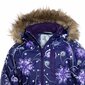 Huppa ziemas kombinezons meitenēm Willy, tumši violets, 94273 cena un informācija | Ziemas apģērbs bērniem | 220.lv