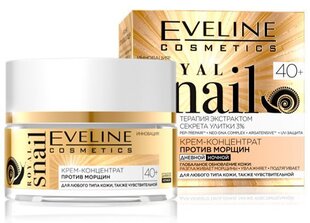 Atjaunojošs pretgrumbu sejas krēms Eveline Cosmetics Royal Snail 40+ 50 ml cena un informācija | Sejas krēmi | 220.lv