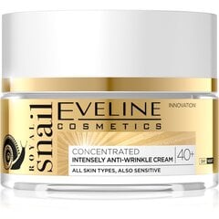 Atjaunojošs pretgrumbu sejas krēms Eveline Cosmetics Royal Snail 40+ 50 ml cena un informācija | Sejas krēmi | 220.lv