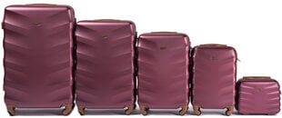 Комплект из 5 чемоданов Wings 402-5, красный цена и информация | Чемоданы, дорожные сумки  | 220.lv
