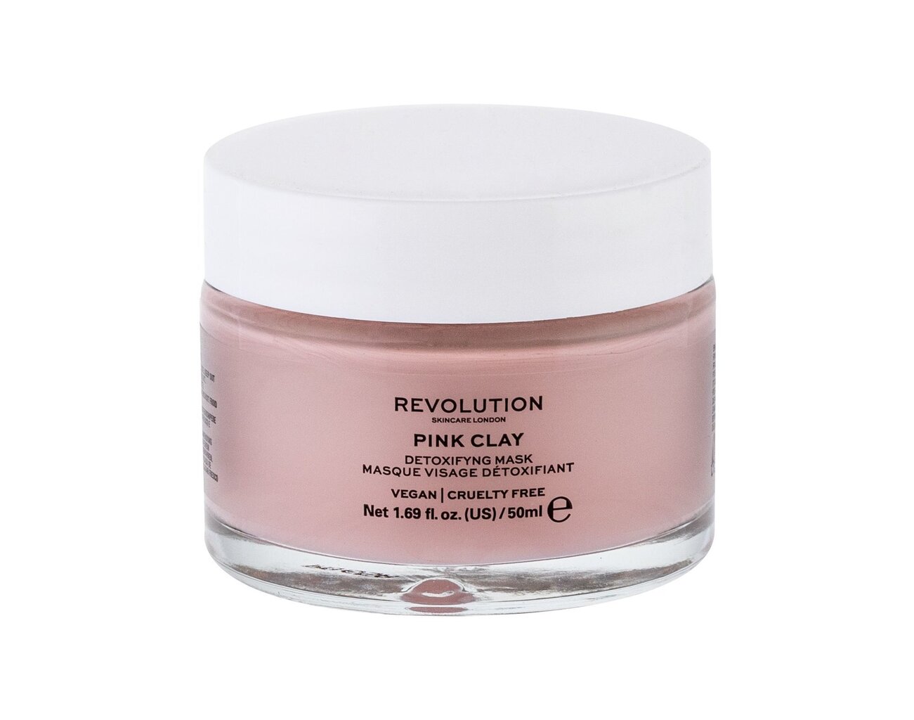 Sejas maska Revolution Scincare London Pink Clay 50 ml цена и информация | Sejas maskas, acu maskas | 220.lv