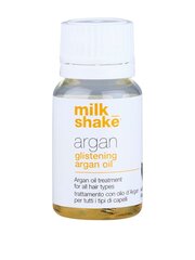 Argana eļļa Milk Shake Argan Oil Glistening 10 ml cena un informācija | Kosmētika matu stiprināšanai | 220.lv