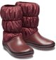 Crocs™ ziemas zābaki Winter Puff Boot, Burgundy/Black цена и информация | Ziemas zābaki bērniem | 220.lv
