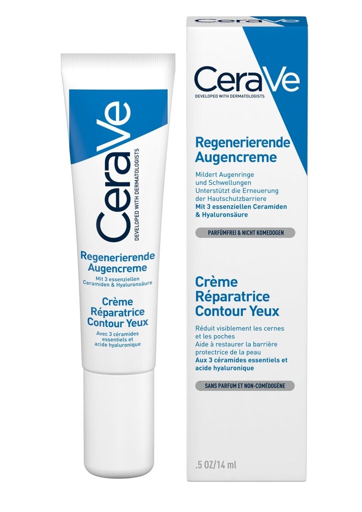 Acu kontūru krēms CeraVe Eye Repair, 14 ml cena un informācija | Acu krēmi, serumi | 220.lv