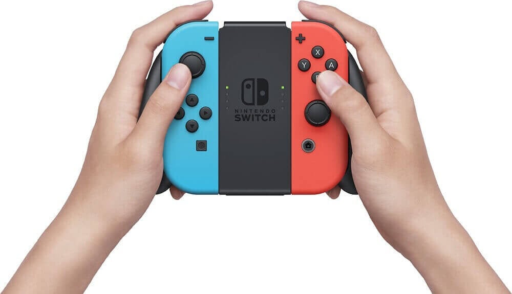 Nintendo Switch V2, 32GB, Zils/sarkans (2019) cena un informācija | Spēļu konsoles | 220.lv