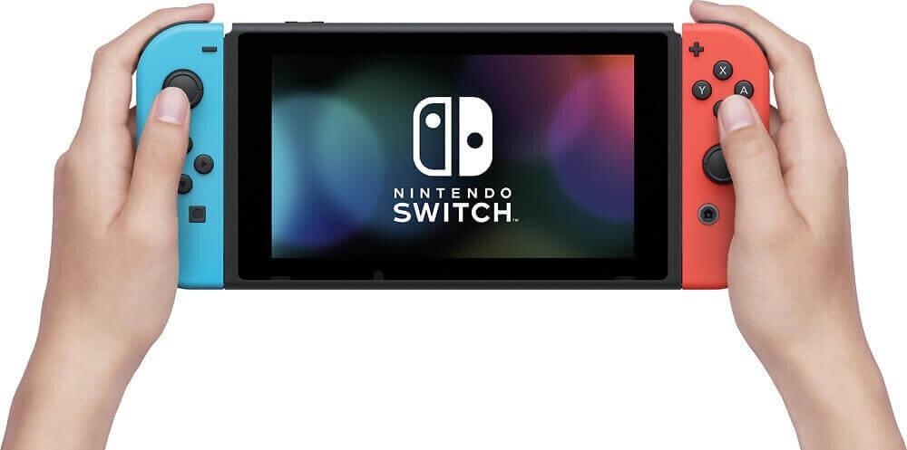 Nintendo Switch V2, 32GB, Zils/sarkans (2019) cena un informācija | Spēļu konsoles | 220.lv