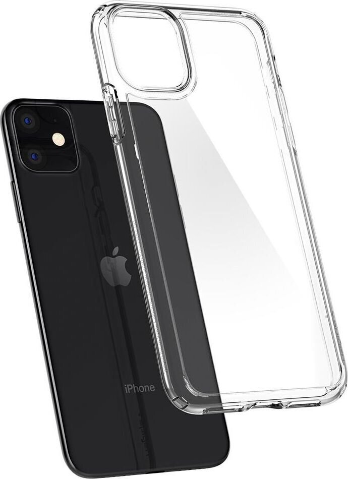 SPIGEN ULTRA HYBRID IPHONE 11 CRYSTAL CLEAR cena un informācija | Telefonu vāciņi, maciņi | 220.lv