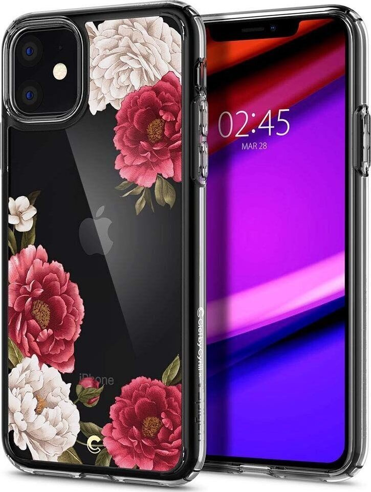 SPIGEN CIEL IPHONE 11 RED FLORAL cena un informācija | Telefonu vāciņi, maciņi | 220.lv