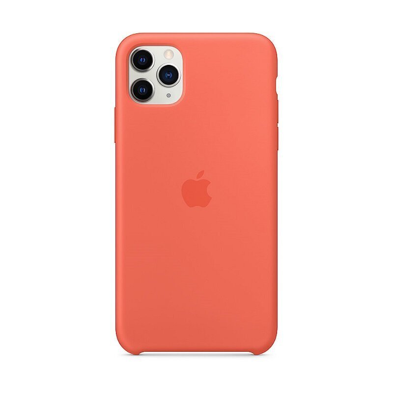 Apple iPhone 11 Pro Max Silikona aizmugurējais apvalks Clementine (Orange) цена и информация | Telefonu vāciņi, maciņi | 220.lv