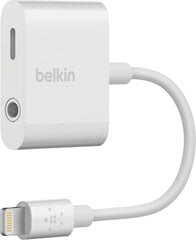 Adapter Belkin Lightning->3,5mm+Charge RockStar™ цена и информация | Адаптеры и USB разветвители | 220.lv