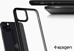 SPIGEN ULTRA HYBRID IPHONE 11 PRO MAX MATTE BLACK цена и информация | Чехлы для телефонов | 220.lv