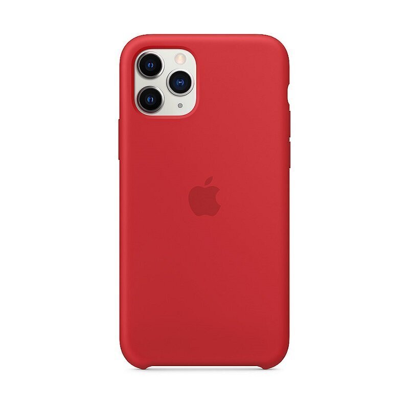 Apple iPhone 11 Pro Silicone Cover Red цена и информация | Telefonu vāciņi, maciņi | 220.lv