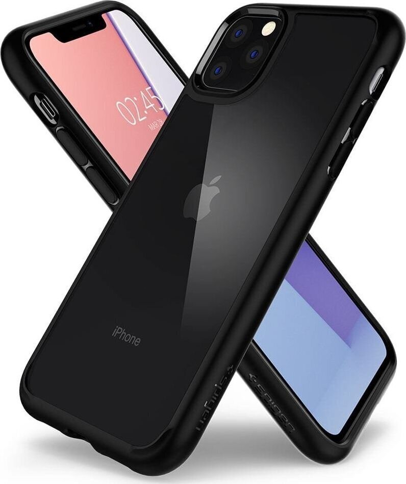 SPIGEN ULTRA HYBRID IPHONE 11 PRO MATTE BLACK цена и информация | Telefonu vāciņi, maciņi | 220.lv