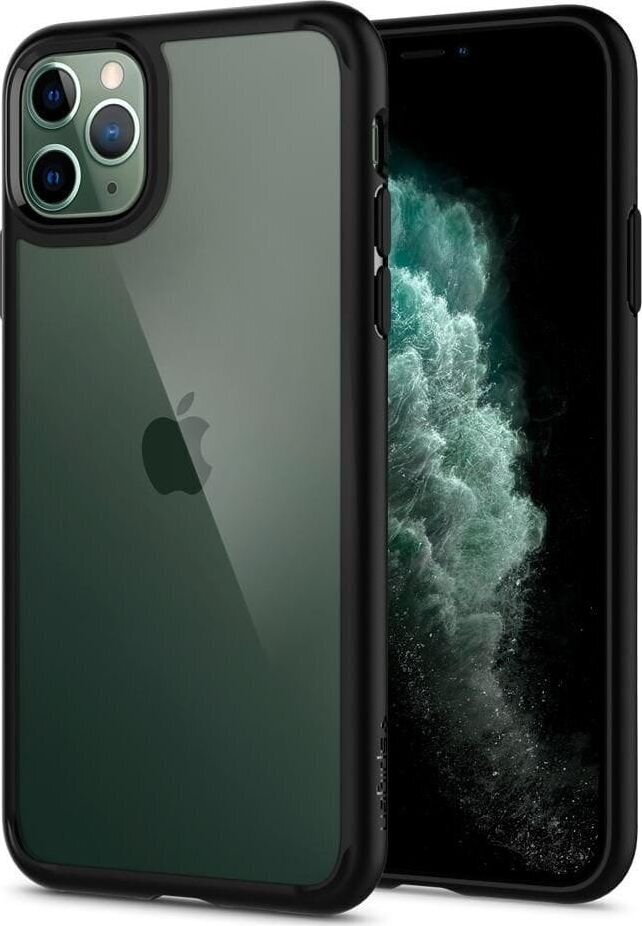 SPIGEN ULTRA HYBRID IPHONE 11 PRO MATTE BLACK cena un informācija | Telefonu vāciņi, maciņi | 220.lv