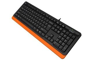 A4Tech FStyler FK 10 Keyboard - Orange цена и информация | Клавиатуры | 220.lv