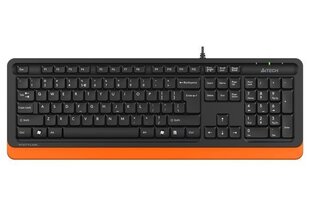 Клавиатура A4Tech FK10 USB Orange цена и информация | Клавиатуры | 220.lv