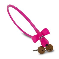 Velosipēda slēdzene RFR Dog, 10x450 mm, rozā cena un informācija | Velo slēdzenes | 220.lv