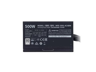 Cooler Master MPE-5001-ACABW-EU цена и информация | Блоки питания (PSU) | 220.lv