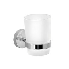 Gedy EROS подвесной стакан с держателем, хром цена и информация | Аксессуары для ванной комнаты | 220.lv