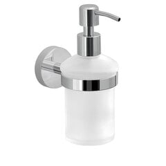 Gedy EROS подвесной дозатор мыла с держателем, хром цена и информация | Аксессуары для ванной комнаты | 220.lv