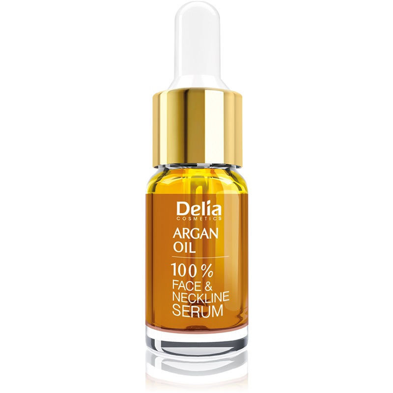 Reģenerējoša un atjaunojoša eļļa sejai, kaklam un dekoltē zonai Delia Cosmetics Argan Care 10 ml cena un informācija | Serumi sejai, eļļas | 220.lv