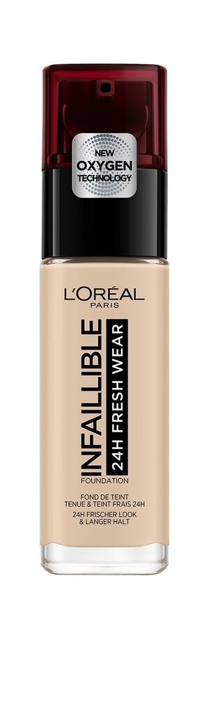 Šķidrais grima pamats L'Oreal Paris Infallible 30 ml cena un informācija | Grima bāzes, tonālie krēmi, pūderi | 220.lv