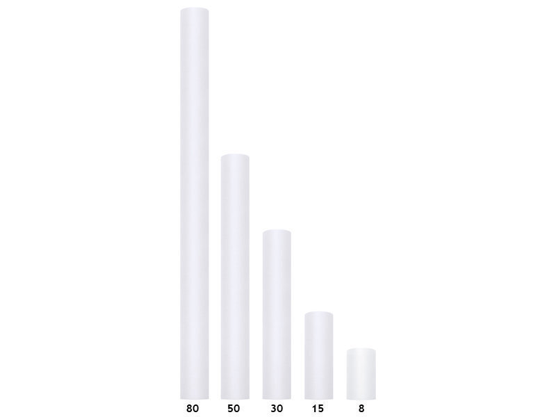 Gluds tills rullī, balts, 0,15x9 m, 1 gab./9 m cena un informācija | Svētku dekorācijas | 220.lv