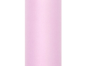 Гладкий тюль на катушке, светло-розовый, 0,15x9 м, 1 коробка/90 шт (1 шт/9 м) цена и информация | Праздничные декорации | 220.lv