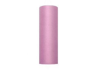 Гладкий тюль на катушке Powder Pink, розовый, 0,15x9 м, 1 коробка/90 шт (1 шт/9 м) цена и информация | Праздничные декорации | 220.lv