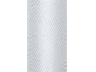 Гладкий тюль на катушке, светло-серый, 0,15x9 м, 1 коробка/90 шт (1 шт/9 м) цена и информация | Праздничные декорации | 220.lv