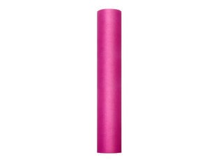 Гладкий тюль на катушке Fuchsia, розовый, 0,3x9 м, 1 коробка/45 шт (1 шт/9 м) цена и информация | Праздничные декорации | 220.lv