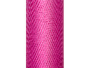Гладкий тюль на катушке Fuchsia, розовый, 0,3x9 м, 1 коробка/45 шт (1 шт/9 м) цена и информация | Праздничные декорации | 220.lv