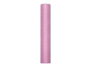 Гладкий тюль на катушке Powder Pink, розовый, 0,3x9 м, 1 коробка/45 шт (1 шт/9 м) цена и информация | Праздничные декорации | 220.lv