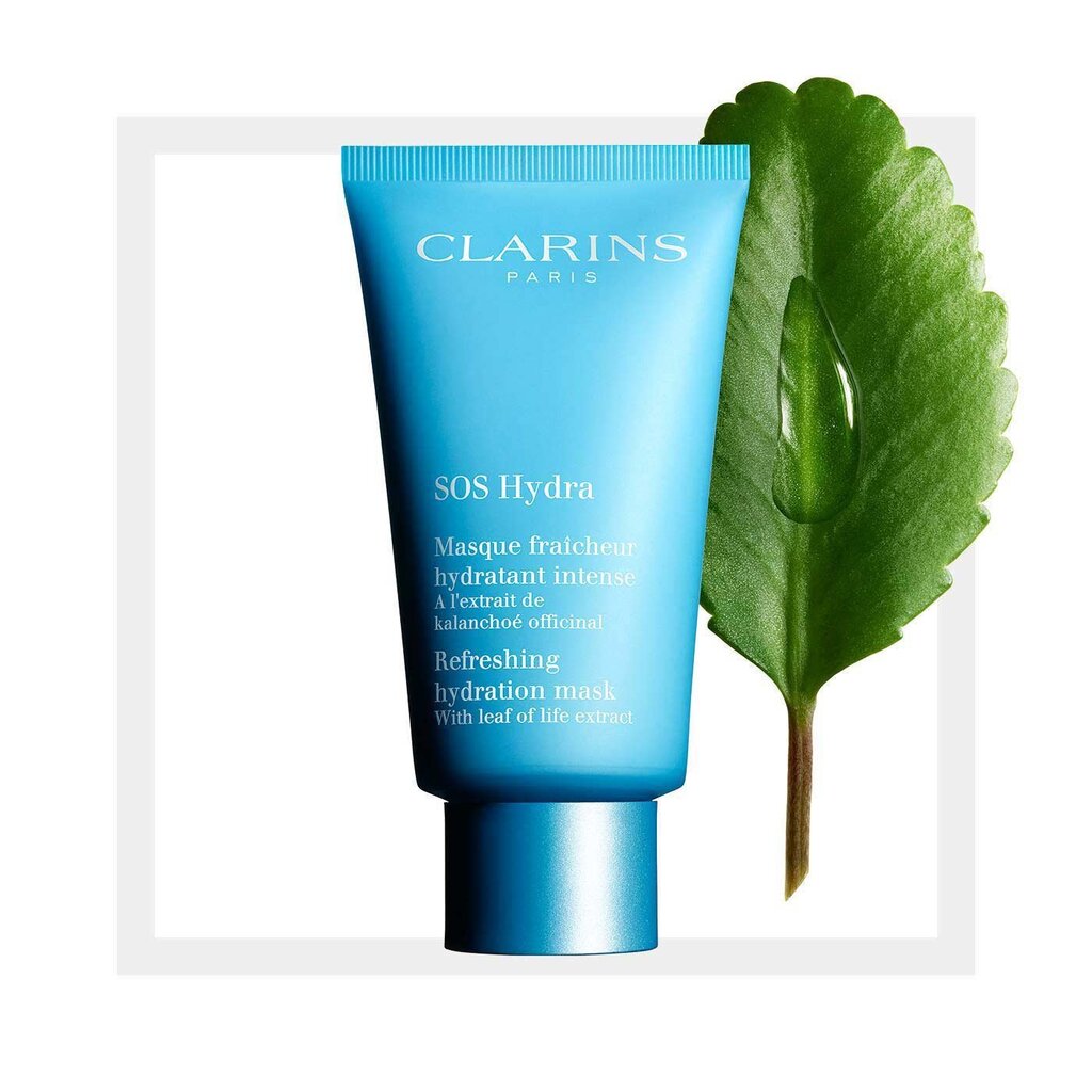 Mitrinoša sejas maska Clarins SOS Hydra 75 ml цена и информация | Sejas maskas, acu maskas | 220.lv