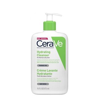 Sejas un ķermeņa mitrinošs tīrīšanas krēms CeraVe 437 ml cena un informācija | Sejas ādas kopšana | 220.lv
