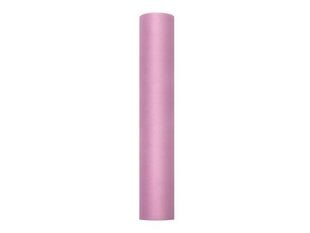 Гладкий тюль на катушке Powder Pink, розовый, 0,3x9 м, 1 шт/9 м цена и информация | Праздничные декорации | 220.lv