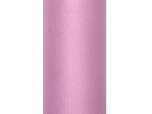 Гладкий тюль на катушке Powder Pink, розовый, 0,3x9 м, 1 шт/9 м цена и информация | Праздничные декорации | 220.lv