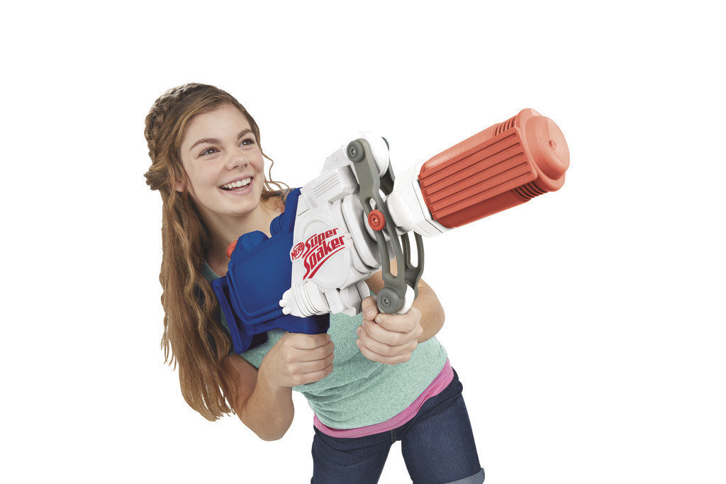 Ūdens šautene Hasbro Nerf Supersoaker Hydra цена и информация | Ūdens, smilšu un pludmales rotaļlietas | 220.lv