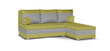 Universāls stūra dīvāns Bellezza Gustav, zaļš/pelēks цена и информация | Stūra dīvāni | 220.lv