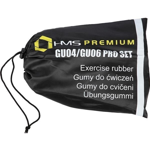 Pretestības gumiju komplekts Hms Premium GU04/GU06 Pro cena un informācija | Fitnesa gumijas, gredzeni | 220.lv