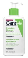Attīrošs krēms sejai un ķermenim CeraVe Hydrating Cleanser, 236 ml cena un informācija | Sejas ādas kopšana | 220.lv