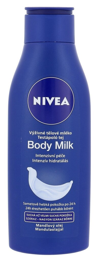 Barojošs ķermeņa pieniņš Nivea Body Milk Nourishing 250 ml cena un informācija | Ķermeņa krēmi, losjoni | 220.lv
